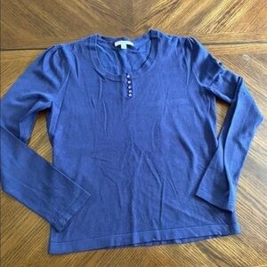Y2K Merona Blue Sweater Women’s Size Large
